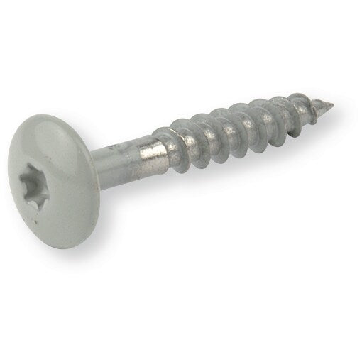 Vis colorée blanc torx 4,8x32 inox A2 par 100 pièces