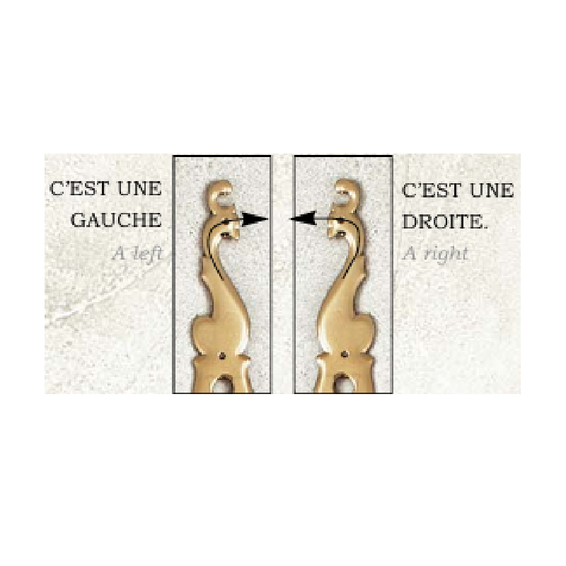Entrée de clé découpée