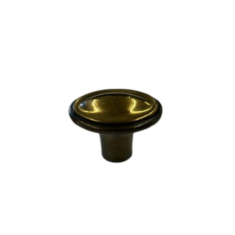 Bouton de meuble ovale