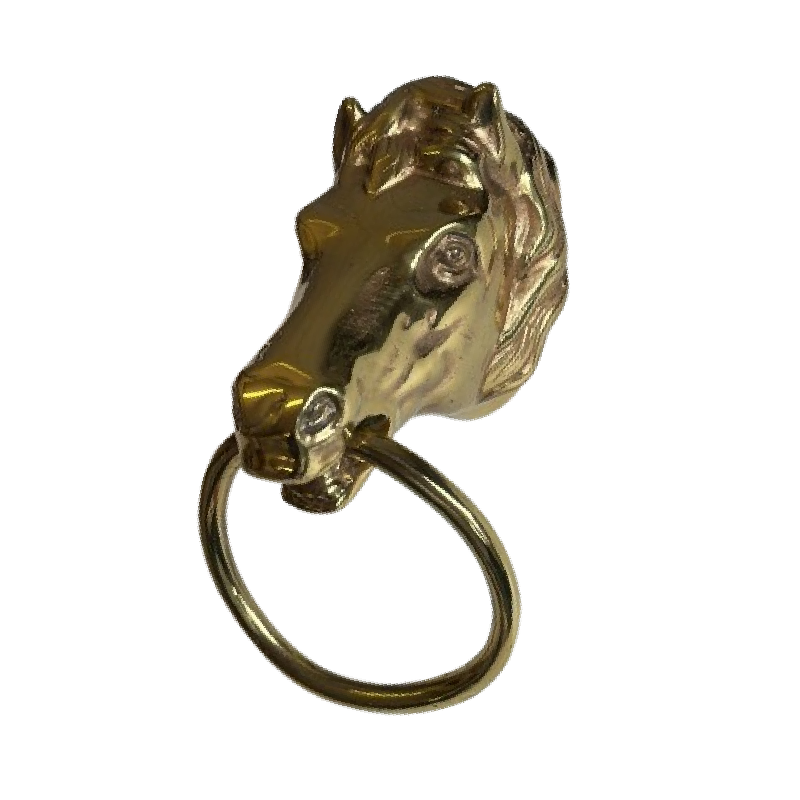 Tirant de porte Tête de Cheval laiton massif